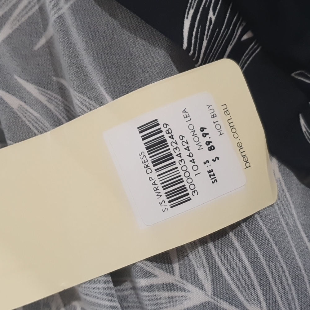 Beme New Dress Size 18 approx Black White - Picture 7 of 9